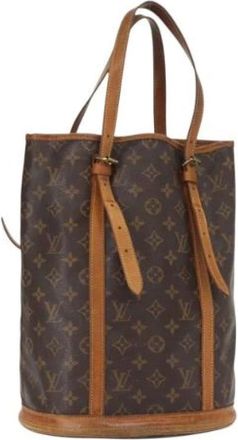 Louis Vuitton Pre-owned Bucket Bags, female, Brown, Size: ONE SIZE Pre-owned Bucket Bag