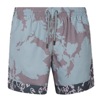 Dries Van Noten Beachwear, male, Multicolor, Size: L Phibbs 3166 Swim Shorts