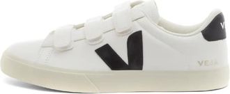 Veja Recife Velcro Leren Sneaker - Dames - Sneakers - Wit - 40 EU - Katoen - Schoenen