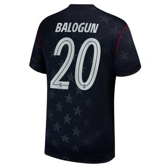 Nike Folarin Balogun USMNT 2026 Stadium Away Nike Mens Dri-FIT Soccer Jersey in Blue | NN203943380-USM