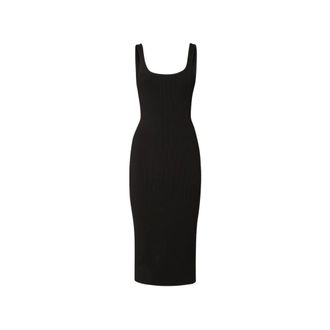 GCDS Gcds, Dames, Jurken, Zwart, Maat: M Viscose