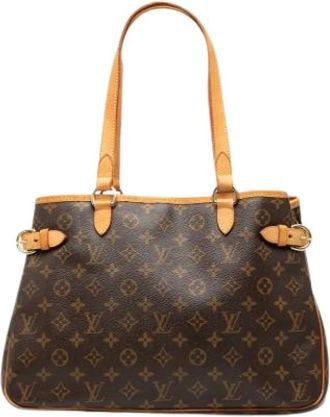Louis Vuitton Pre-owned Tote Bags, female, Brown, Size: ONE SIZE Pre-owned The Batignolles Horizontal