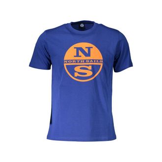 North Sails Blauw Katoenen Heren T-Shirt