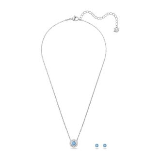 Swarovski Sparkling Dance Set Round - Dames - Kettingen - Blauw - ONE Size - Accessoires