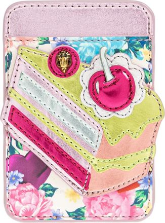 Kurt Geiger Adesivo con stampa a fiori e applicazione - Rosa