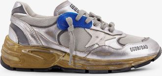 Golden Goose Sneakers Running Dad in mesh e pelle con logo laterale - GOLDEN GOOSE DELUXE BRAND - gender_Woman