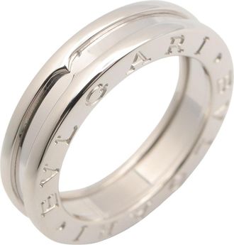 Bulgari B.Zero1 Silver White Gold (18K) Band Ring (Pre-Owned)