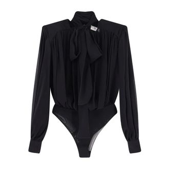 Elisabetta Franchi Mujer, Camisetas, Negro, Talla: XS