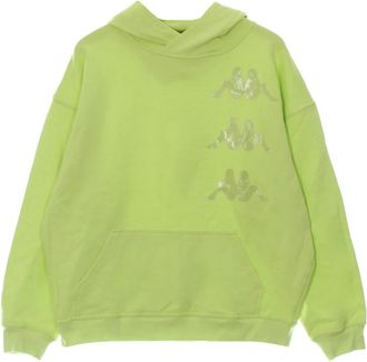 Kappa Groene Lime Heren Hoodie - Heren - Hoodies - Groen - XS - Katoen - Hoodies & sweatvesten