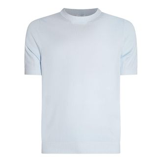 Malo Light Blue Cotton T-Shirt