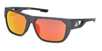 Adidas Sport SP0102 02L Mens Sunglasses Black Size 57