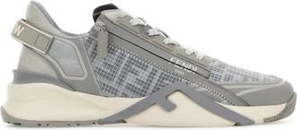 Fendi Technical Fabric Sneakers - Heren - Sneakers - Grijs - 40 EU - Schoenen