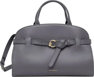 Coccinelle Sabine Crossbody Tas - Dames - Handtassen - Grijs - ONE Size - Leer - Tassen