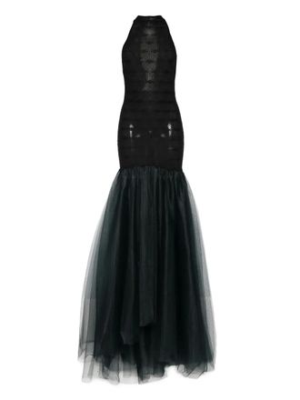 Atu Body Couture Jurk met halternek - Zwart