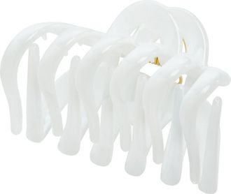L. Erickson Odelia Claw Clip in White at Nordstrom