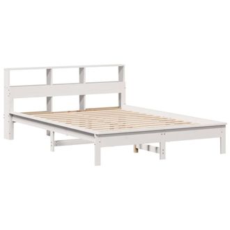 Berkfield Home Decorative Bed Frame without Mattress White 135x190 cm Double Sol