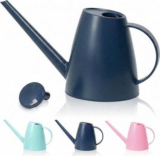 OEM Regadera Para Plantas De Interior - Jarra Peque&ntilde;a Para Regar Plantas - Dise&ntilde;o De Boquilla Larga - 1,8 Litros - Azul Oscuro