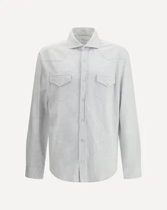Brunello Cucinelli Knit Shirt Male L