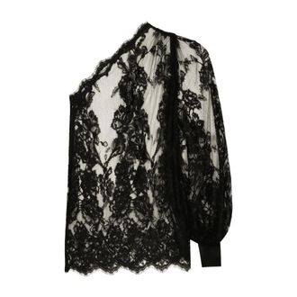 Dolce & Gabbana Blouses, female, Black, XS, Stylish TOP for Fashion Lovers