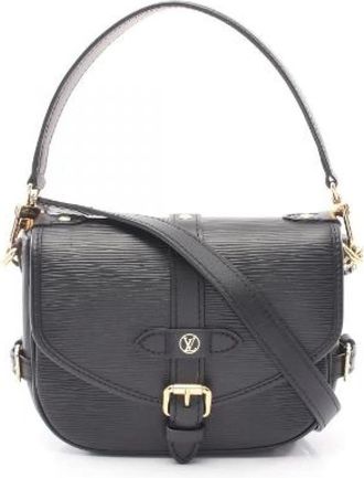 Louis Vuitton Pre-owned Saumur BB Epi Handbag - Dames - Vintage Schoudertas - Zwart - ONE Size - Leer - Vintage
