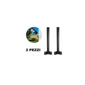 Trade Shop Trade Shop Traesio - Trade Shop - 2 Staffe Palo Per Lampione Solare Stradale Supporto Metallo Staffa Muro Parete