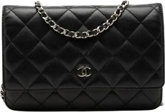 Chanel Pre-owned Wallet on Chain - - Pre-owned - Donna - Nero - ONE SIZE