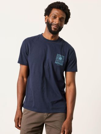 Fat Face FatFace Navy Edinburgh Graphic T-Shirt