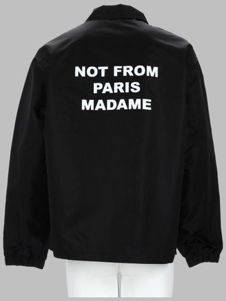 Dr&ocirc;le de Monsieur Nylon Logo-Embroidered Jacket - Black