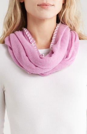 Portolano Whipstitch Trim Scarf in Rosebloom at Nordstrom Rack