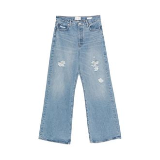 Frame Denim Wide Jeans, female, Blue, Size: W29 Jeans Frame