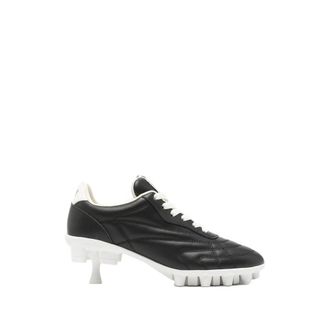 Miharayasuhiro Sneakers con tacco kitten trapuntate - - Shoes - Donna - Nero - 36 EU