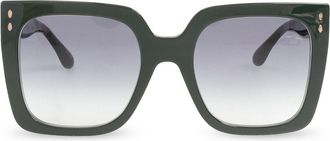 Isabel Marant Occhiali da sole squadrati - Verde
