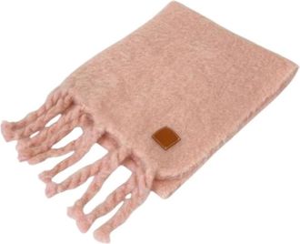 Loewe Pre-owned Scarves, female, Pink, Size: ONE SIZE Pre-owned Stole
