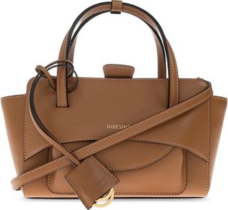 Hidesins Tassen, Dames, Bruin, ONE Size, Leer, Flap Small Bag