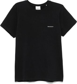 Isabel Marant Zafferh T-shirt - Heren - T-shirts - Zwart - S - Katoen - Tops