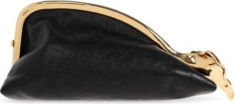 Chlo&eacute; Small Eden Treasures Clutch - Dames - Clutches - Zwart - ONE Size - Leer - Tassen