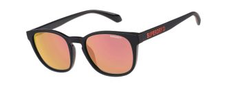 Superdry Sonnenbrille SUPERDRY Modell 996097, Herren, schwarz, matt, Sonnenbrillen Sonnenbrille, Form Karree/Soft, Logoschriftzug auf B&uuml;gel, Injectionfassung