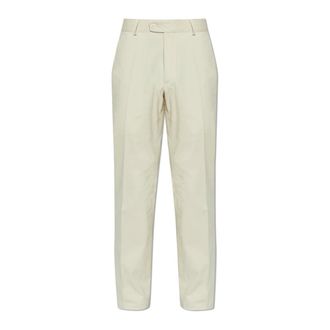 Brioni Straight Trousers, male, Beige, Size: XL Pienza Trousers