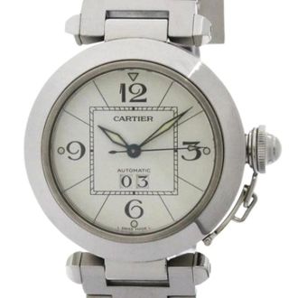 Cartier Pre-owned Watches, unisex, White, Size: ONE SIZE Pre-owned Vintage Watch