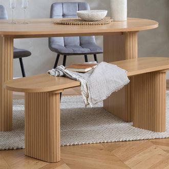 Birlea Axel Dining Bench in Brown