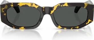 Versace Grey Geometric Mens Sunglasses VE4489U 552887 55