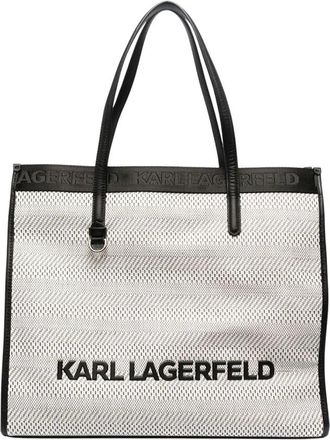 Karl Lagerfeld 211W3022Bianco - Dames - Shoppers - Wit - ONE Size - Tassen