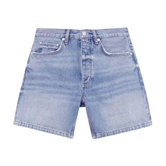 Anine Bing Delaney Short - Dames - Denim shorts - Blauw - W27 - Katoen - Korte Broeken
