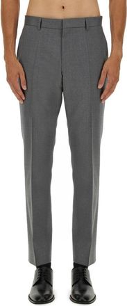 BOSS Tailored Slim Fit Pants With Clean Front And Back Pockets