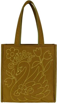Oilily Green Moss Skylari Shopper Shoulder Bag Khaki