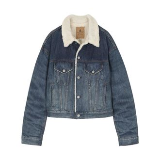 Denimist Denim Jackets, female, Blue, Size: XS Iris Boxy Trucker Jacket