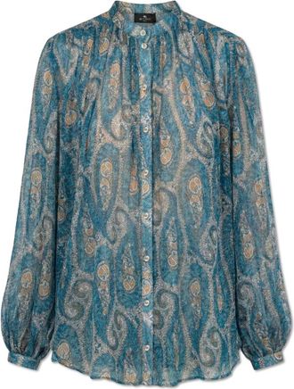 Etro Mujer, Blusas y Camisas, Azul, Talla: S