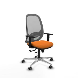 Piqueras y Crespo Silla De Oficina Piqueras Y Crespo Cilanco Gris Tela Sint&eacute;tica