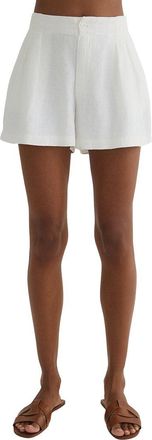 Bella Dahl Double Pleated Linen Short