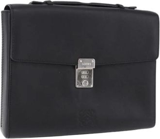 Loewe Pre-owned Hand Bag - Dames - Vintage Handtas - Zwart - ONE Size - Leer - Vintage